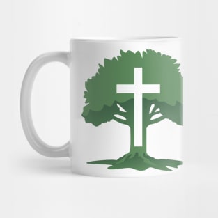 Christian Cross with Tree of Life Mug